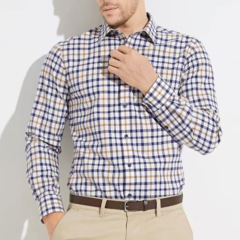 Men Formal Wear Shirts - Heren Shirt Met Lange Mouwen Puur