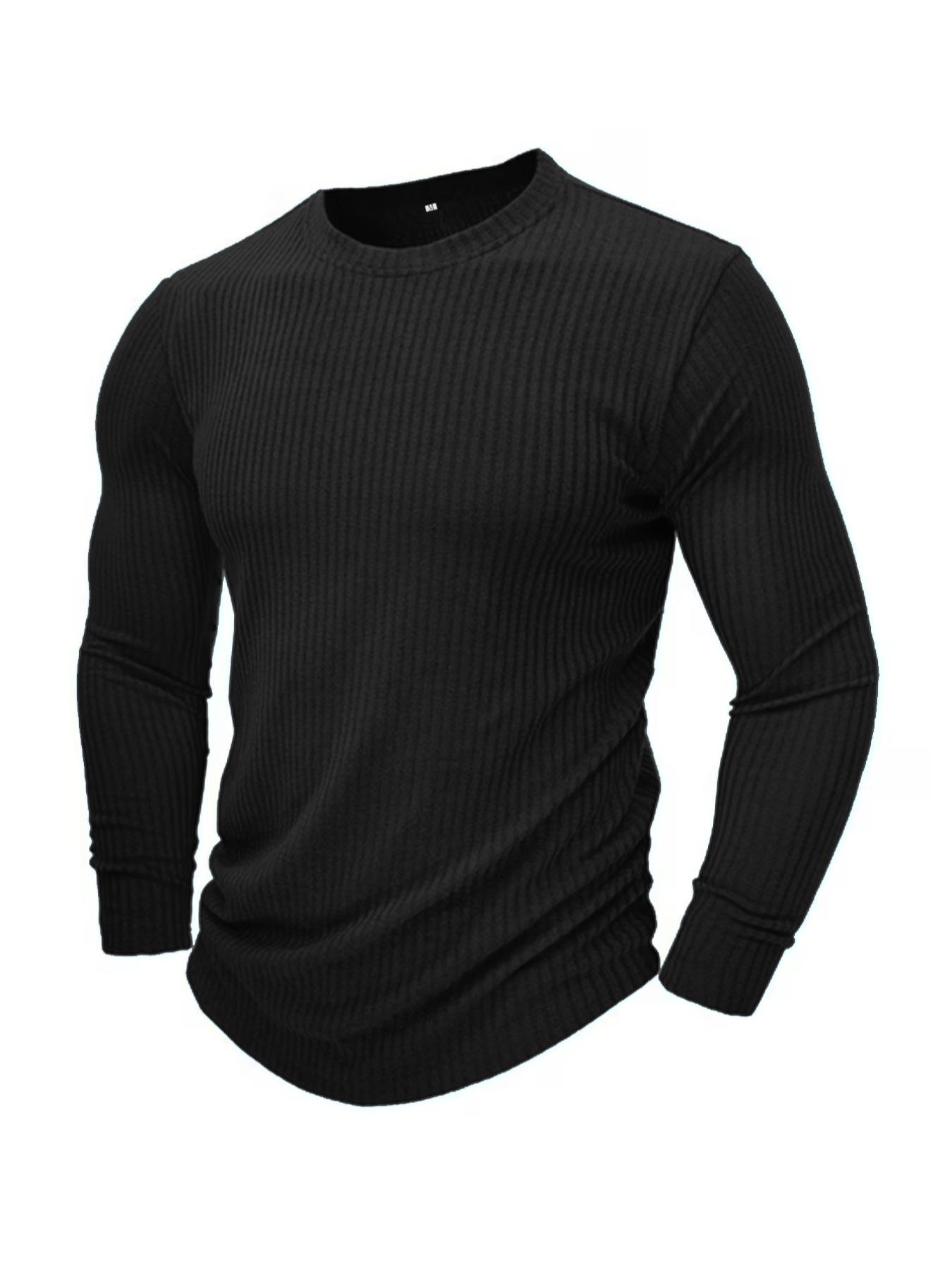 Men Formal Wear Shirts - Heren trui met ronde hals, lange
