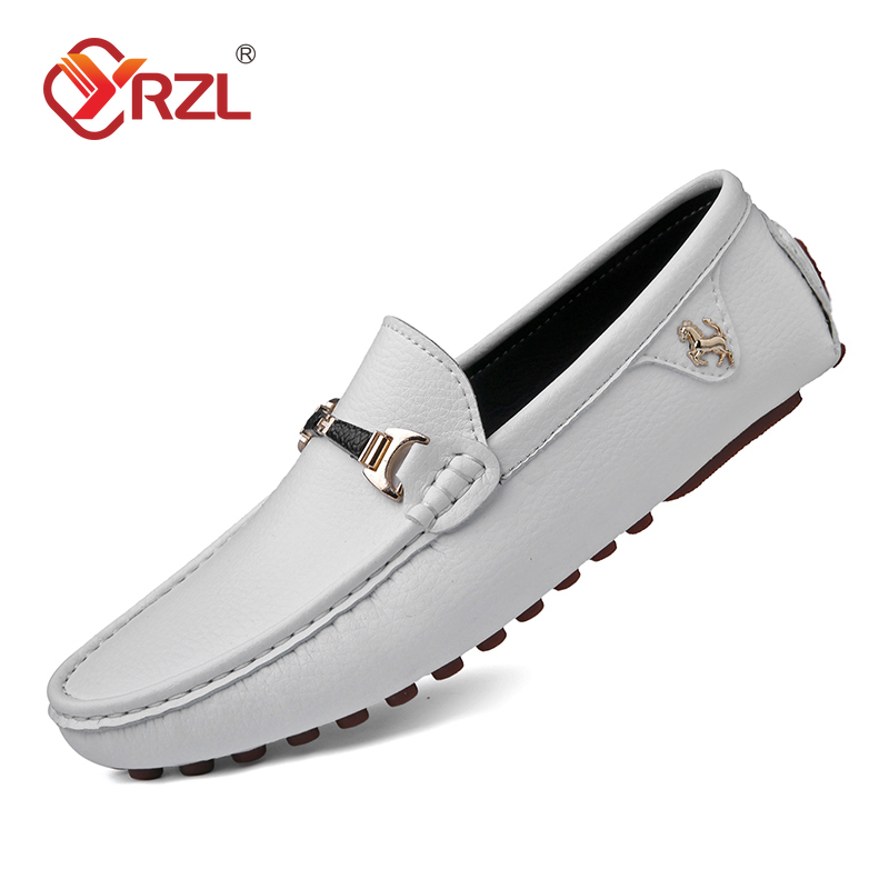 Men'S Luxury Formal Wear Brands - YRZL Loafers Mannen Schoenen PU Leer