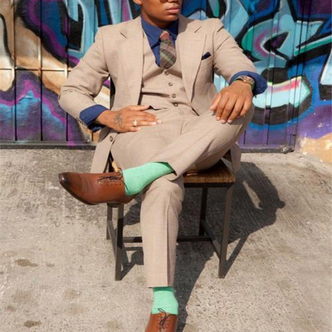 Men'S Formal Wear Not Suit - Ivoor Slim Fit 3-delig Heren Bruidspak