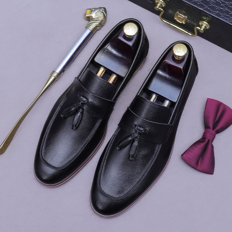 Men'S Formal Wear - Heren tassel loafers van echt leer,
