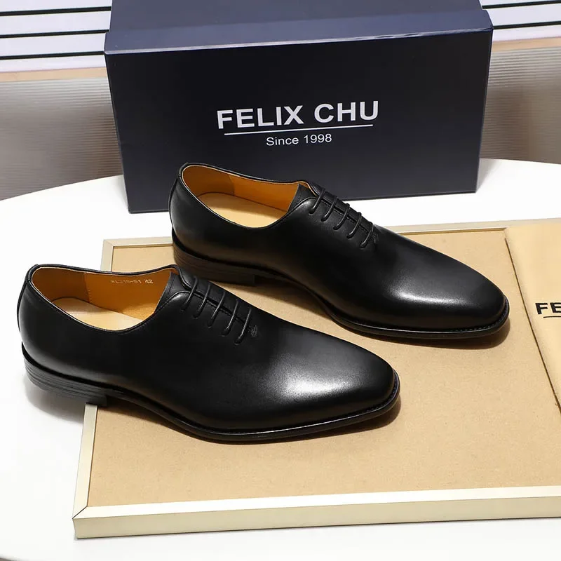 Men'S Luxury Formal Wear Brands - Designer lederen heren Wholecut Oxford schoenen