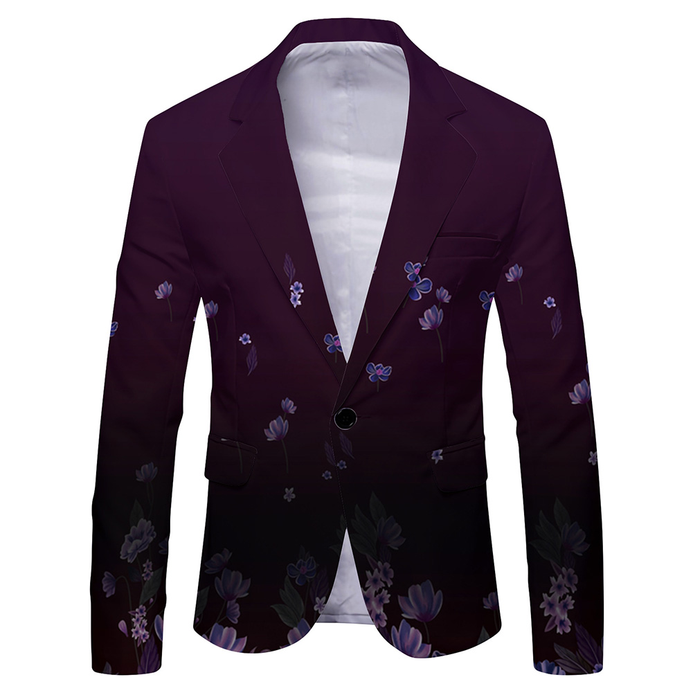 Modieuze herenblazer met print - Mens Formal Look recensie en prijs