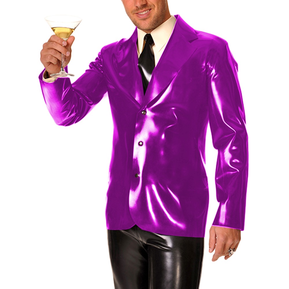 Heren vinyl PVC lederen revers - Mens Formal Look recensie en prijs