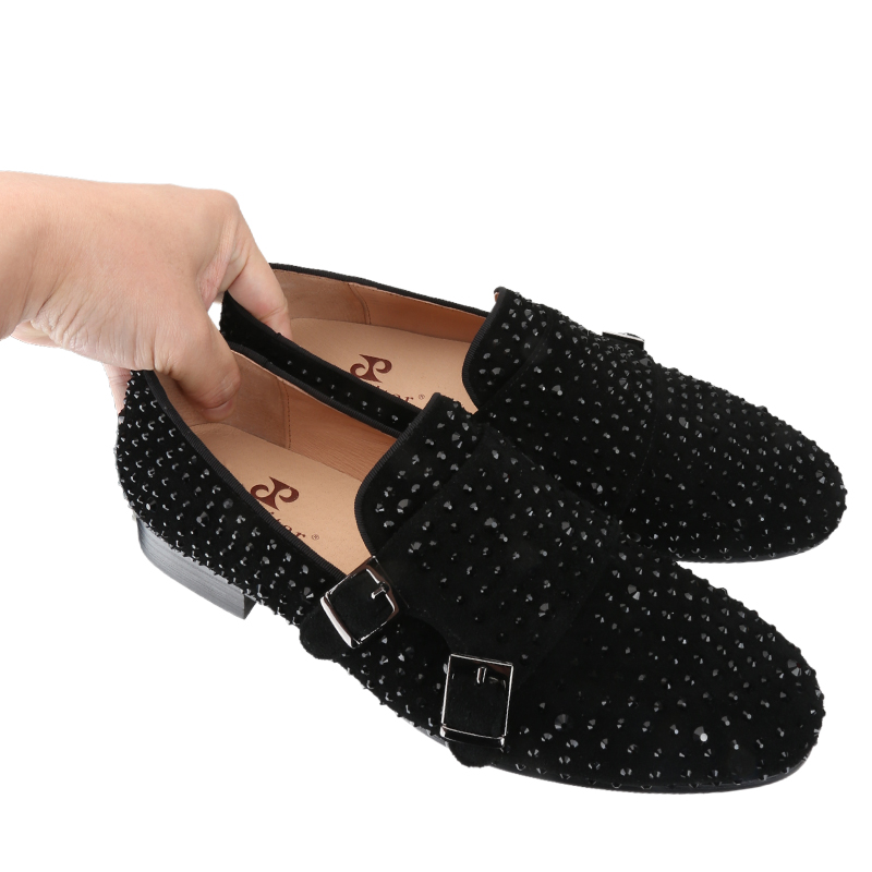 Piergitar Nieuwe Zwarte Suede  - Men'S Formal Wear recensie en prijs
