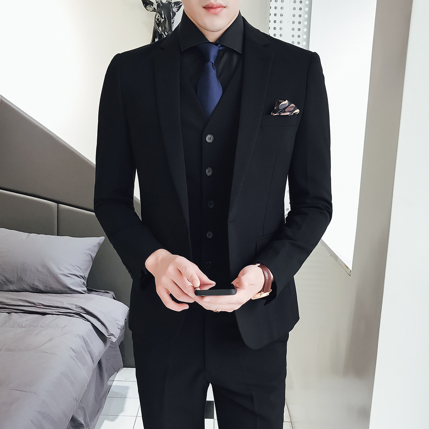 Driedelig pak voor heren, Kore - Men'S Formal Wear Not Suit recensie en prijs