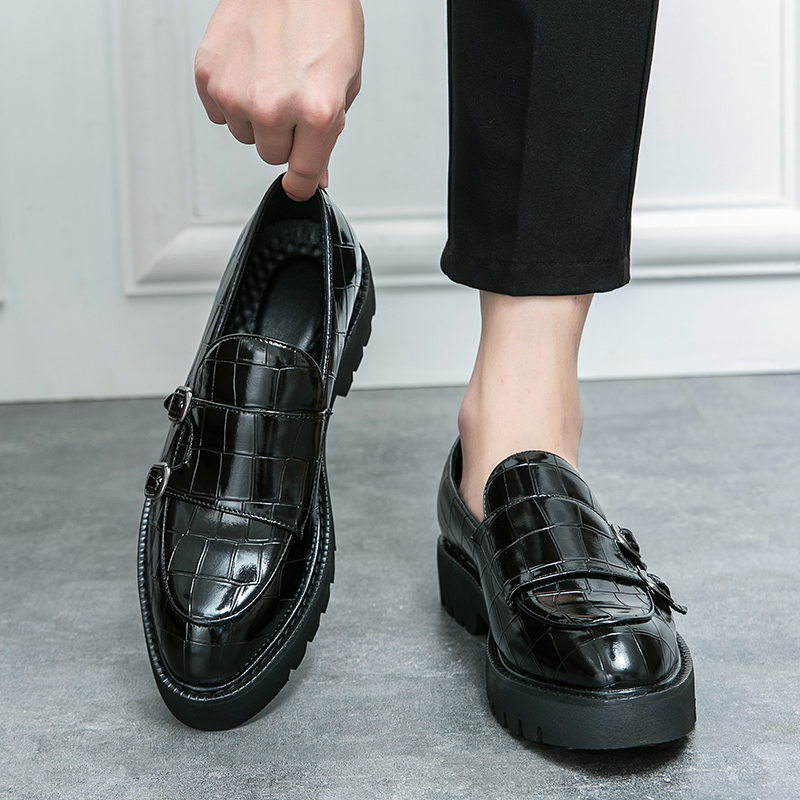 Merk Modieuze Casual Leren Sch - Men'S Formal Wear recensie en prijs